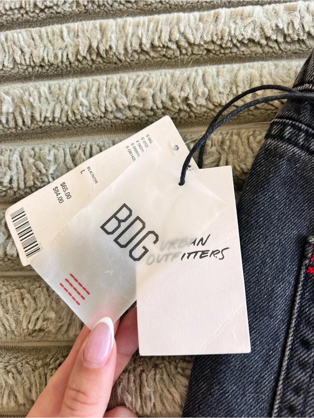 BDG By Urban Outfitters Pull On Baggy Short Black Sz L NEW WITH TAGS